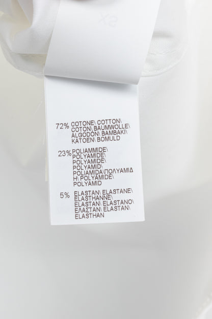 Brunello Cucinelli SS/21 White Cotton Monili-Tab Buttoned Shirt
