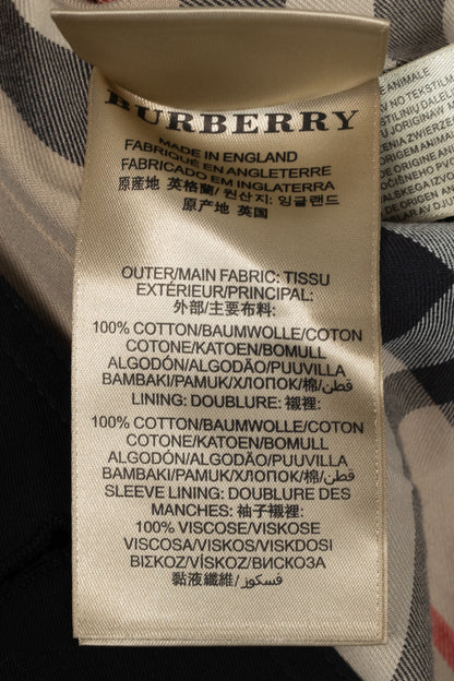 Burberry Sandringham Long Black Belted Double-Breasted Trench Coat