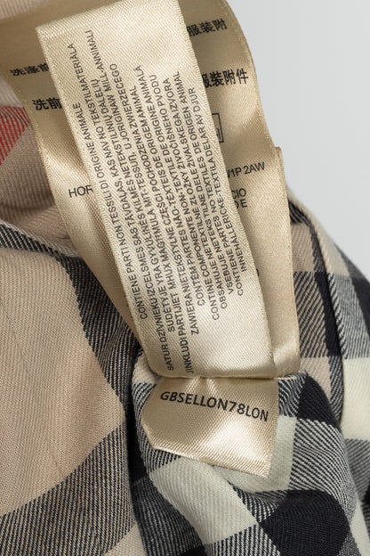 Burberry Sandringham Long Black Belted Double-Breasted Trench Coat