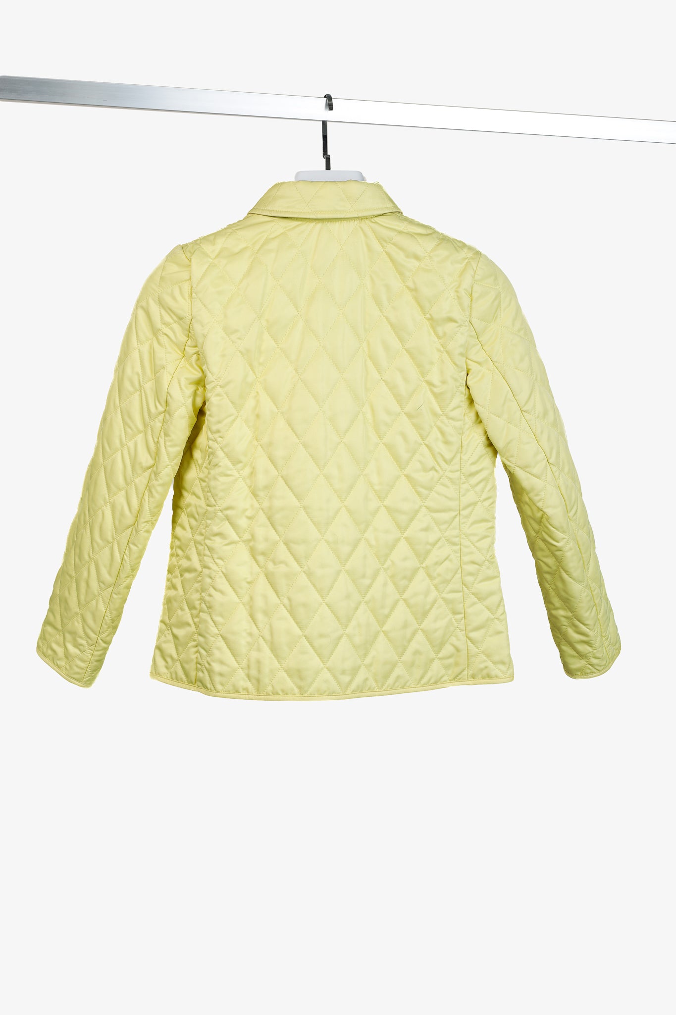 Burberry Lemon Quilted Snap-Closure Jacket