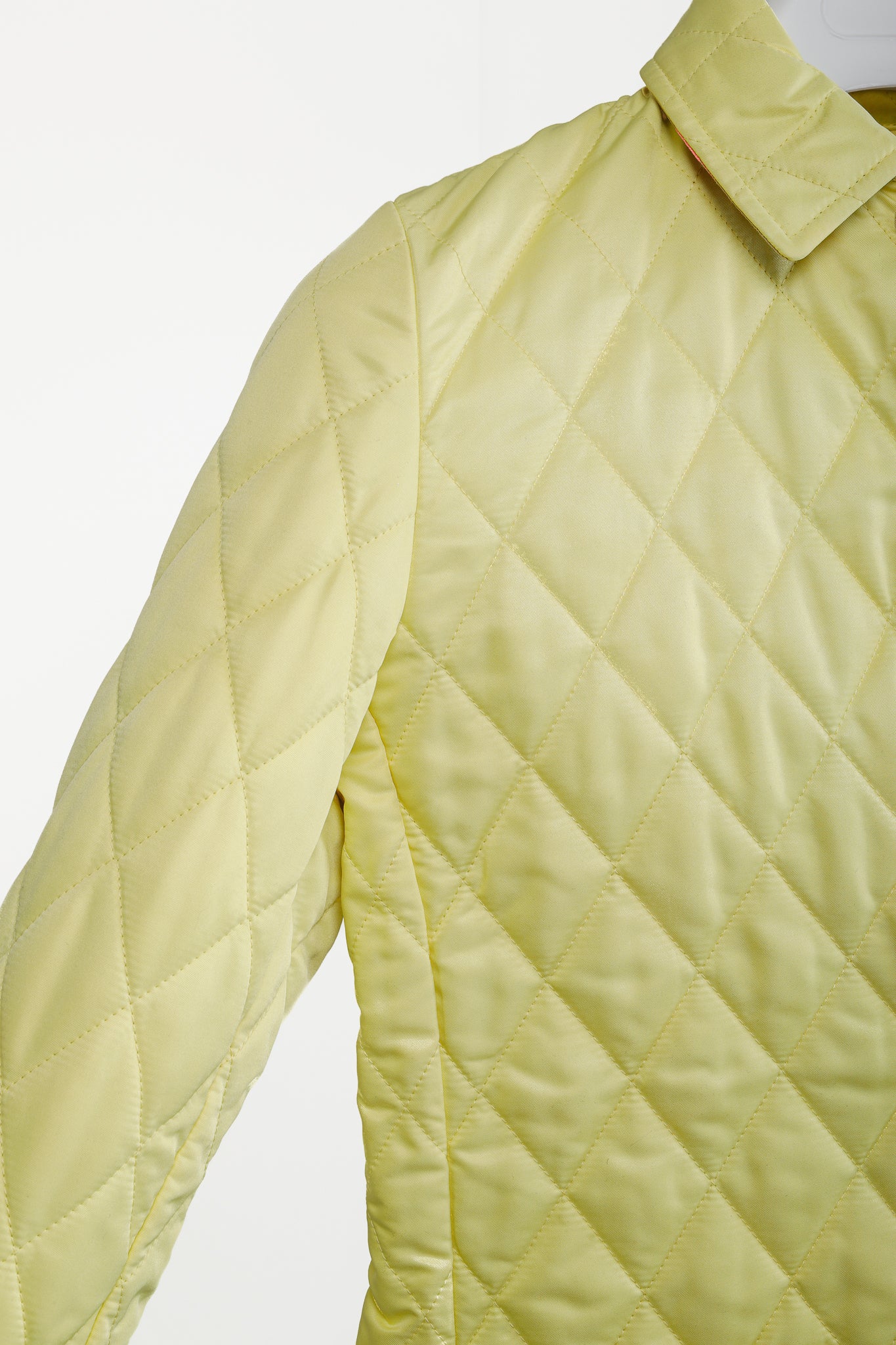 Burberry Lemon Quilted Snap-Closure Jacket