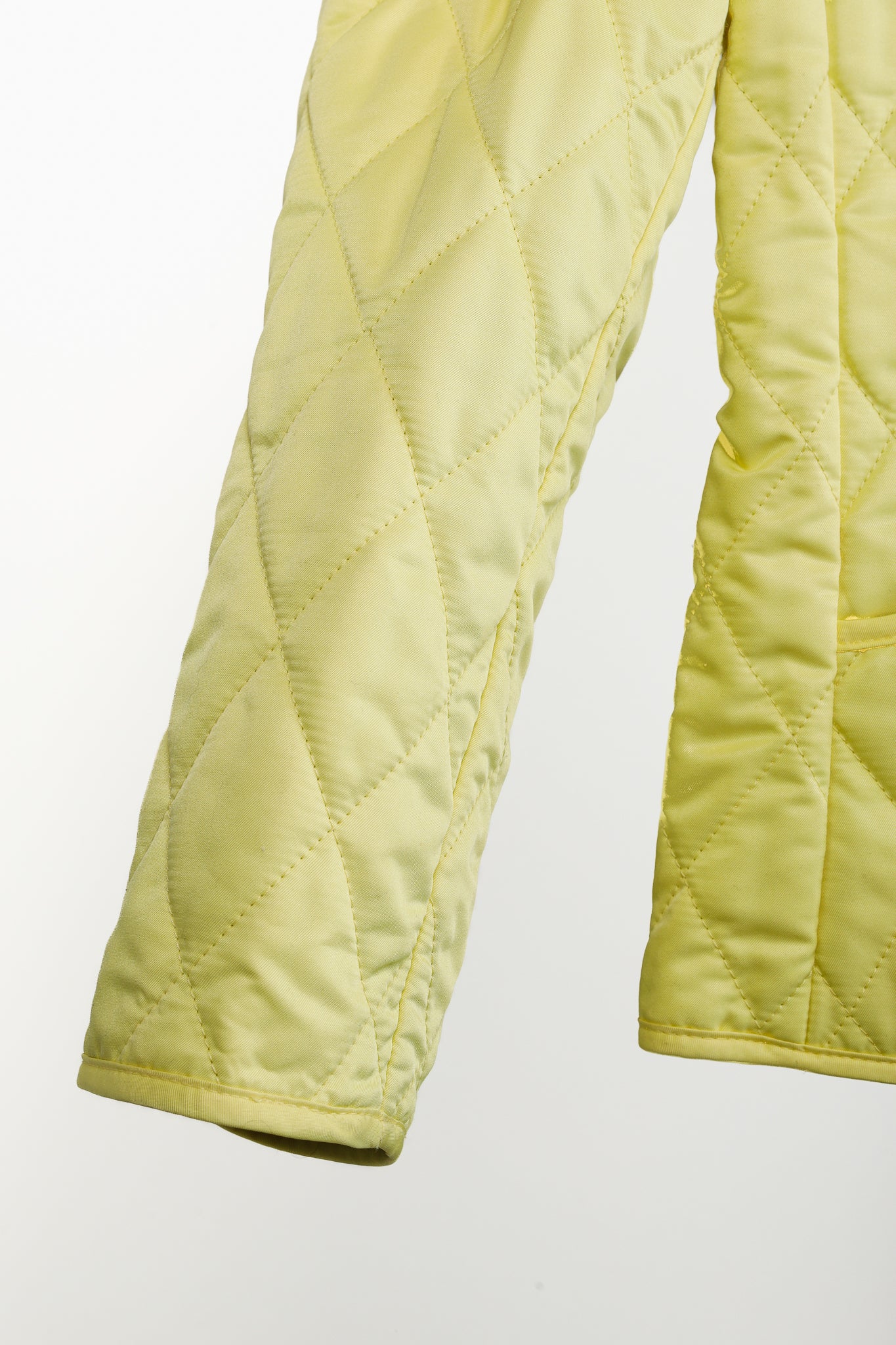 Burberry Lemon Quilted Snap-Closure Jacket