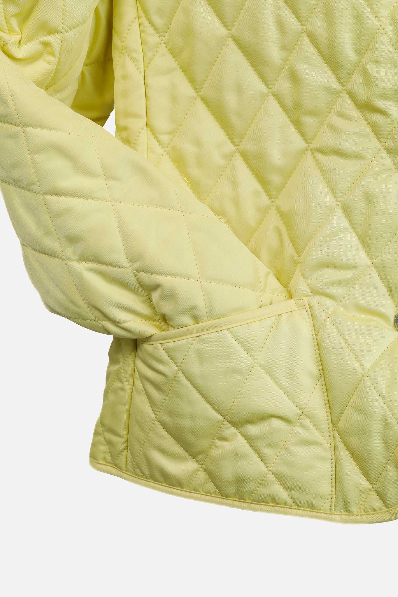 Burberry Lemon Quilted Snap-Closure Jacket