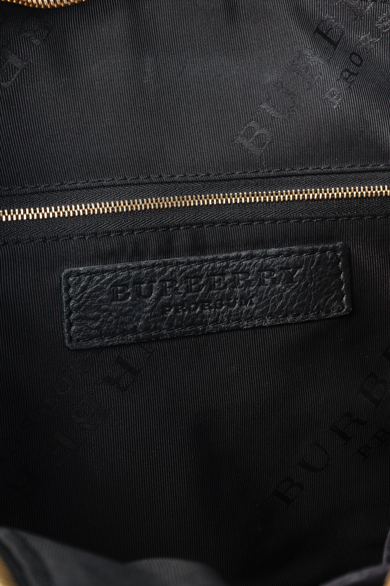 Burberry Prorsum Orchard Black Currant and Plum Suede Stripes Bag