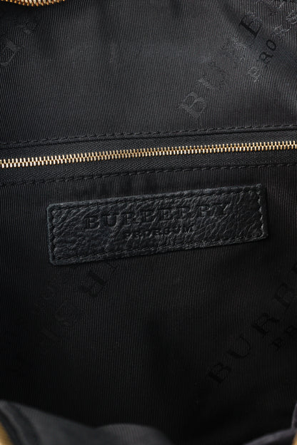 Burberry Prorsum Orchard Black Currant and Plum Suede Stripes Bag