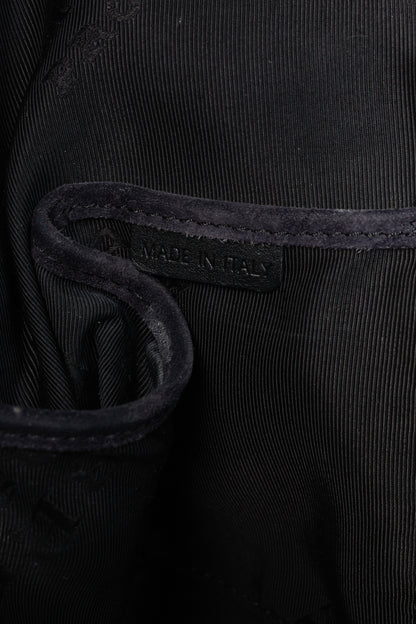 Burberry Prorsum Orchard Black Currant and Plum Suede Stripes Bag