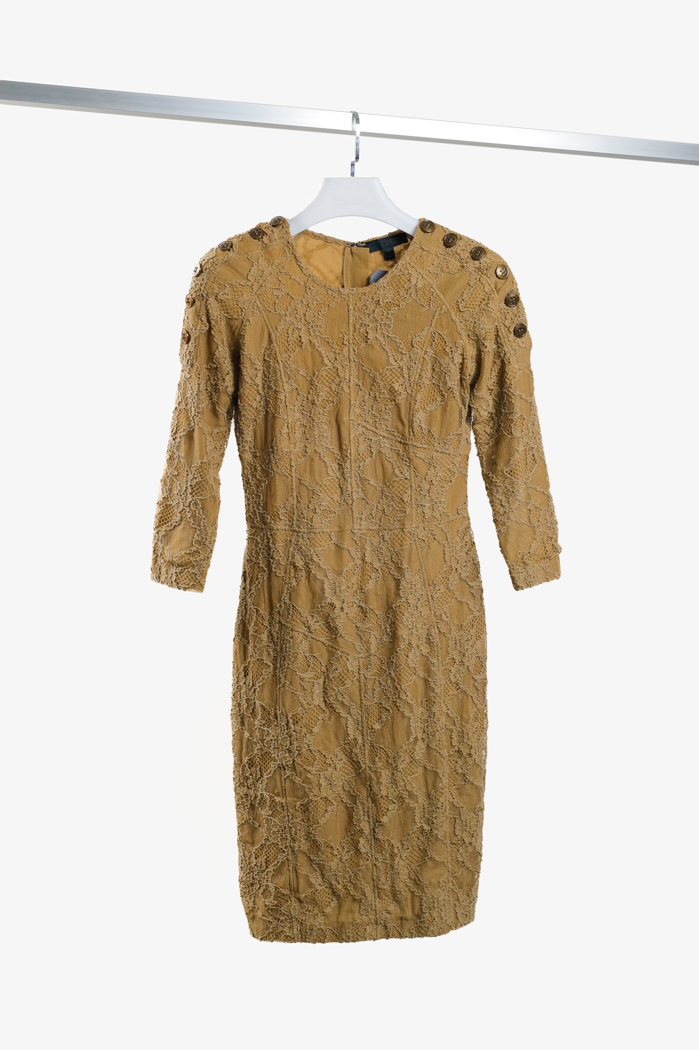 Burberry Prorsum AW/10 Olive Lace Dress