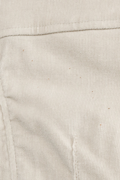 Burberry Beige Corduroy Buttoned Jacket