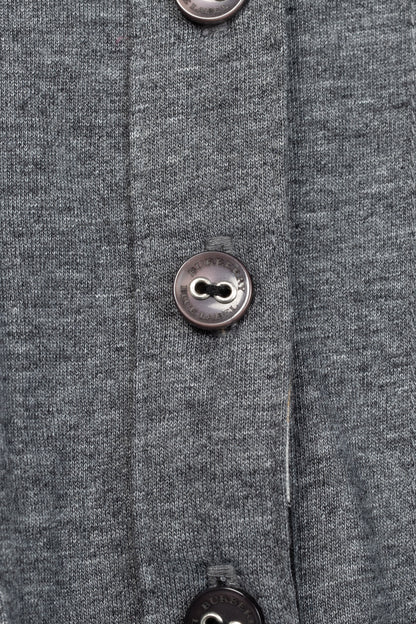 Burberry Blue Label Grey-Jersey Pintuck Flare-Hem Polo Dress