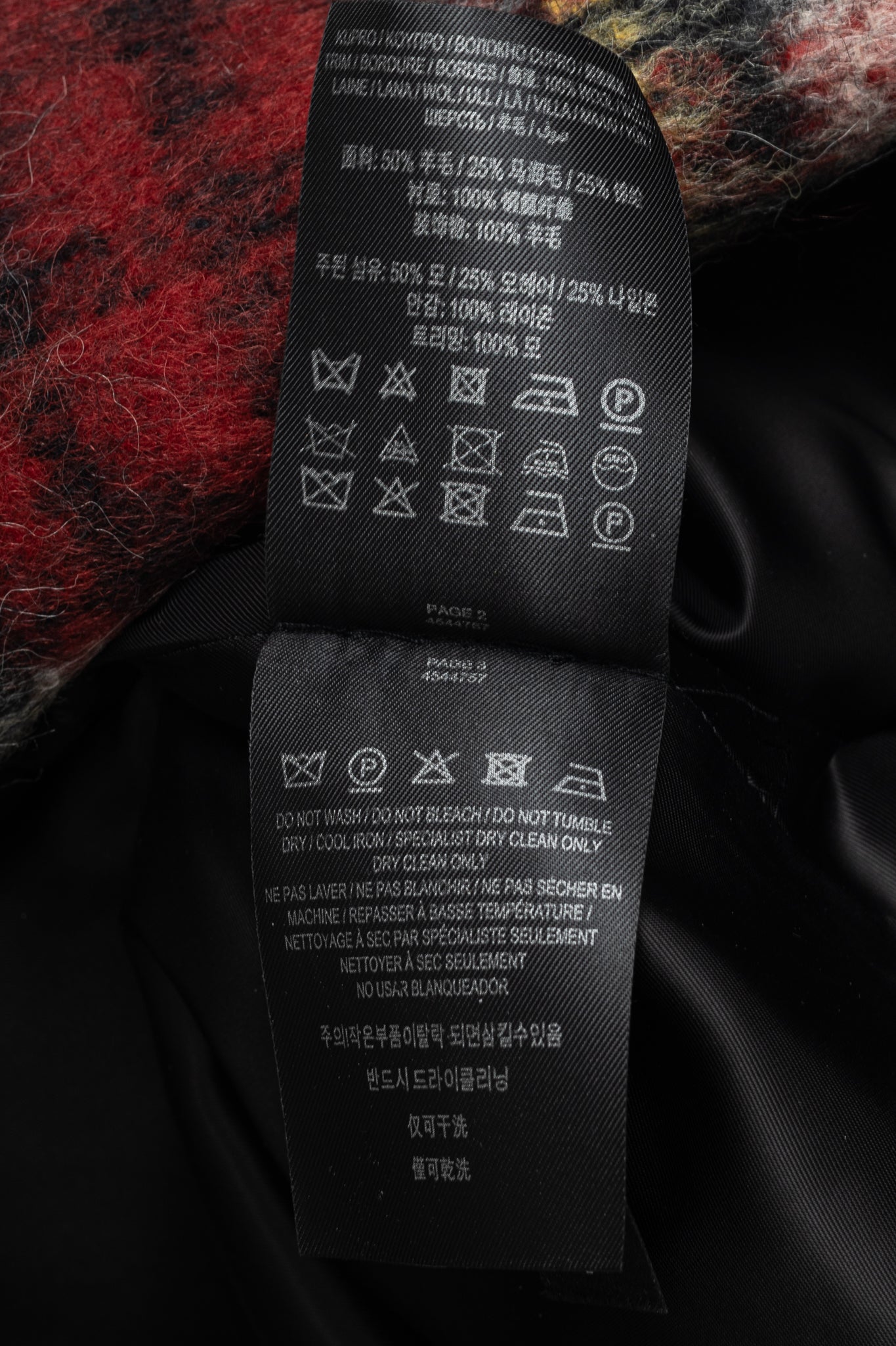 Burberry AW/16 Runway Red Tartan Wool-Blend Coat