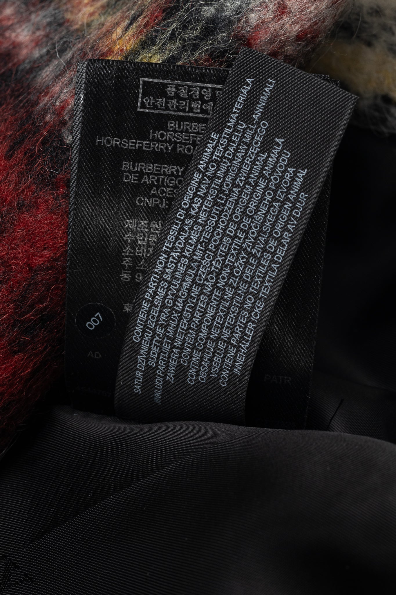 Burberry AW/16 Runway Red Tartan Wool-Blend Coat