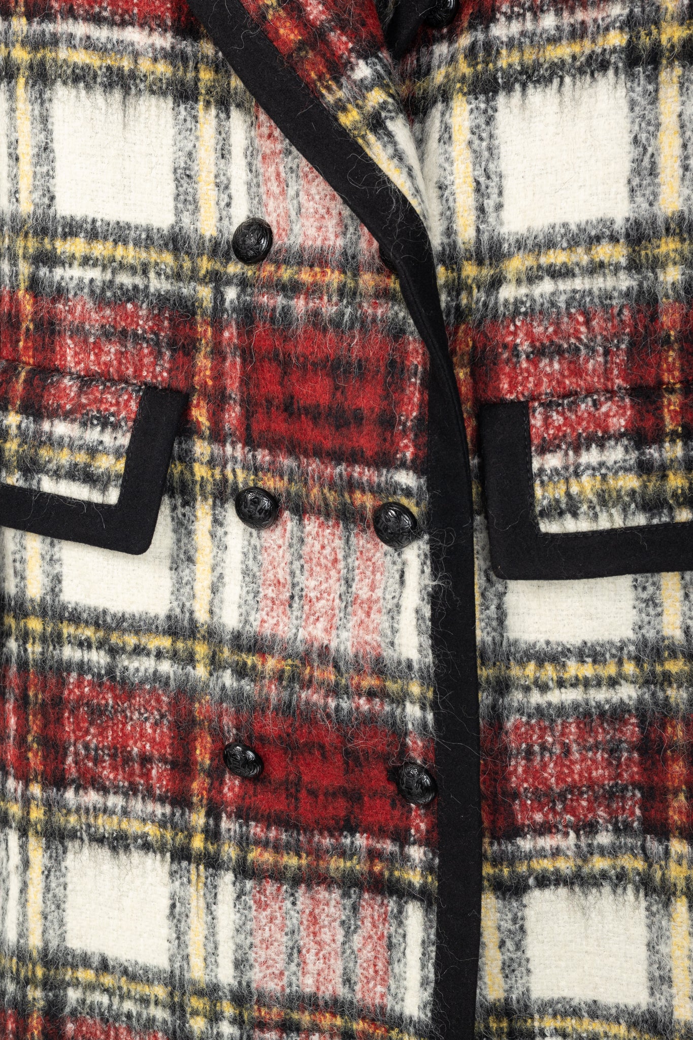 Burberry AW/16 Runway Red Tartan Wool-Blend Coat