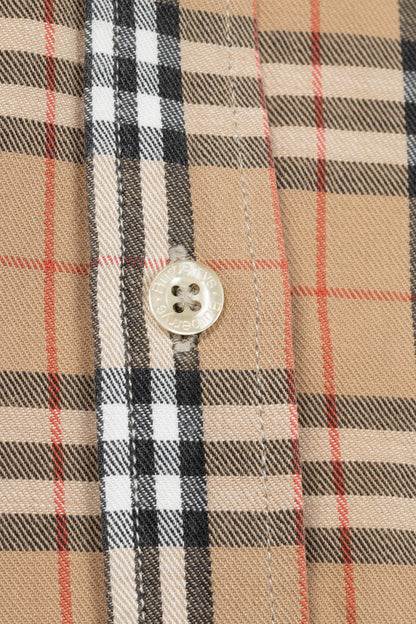 Burberry Vintage House Check Cotton-Flannel Buttoned Shirt