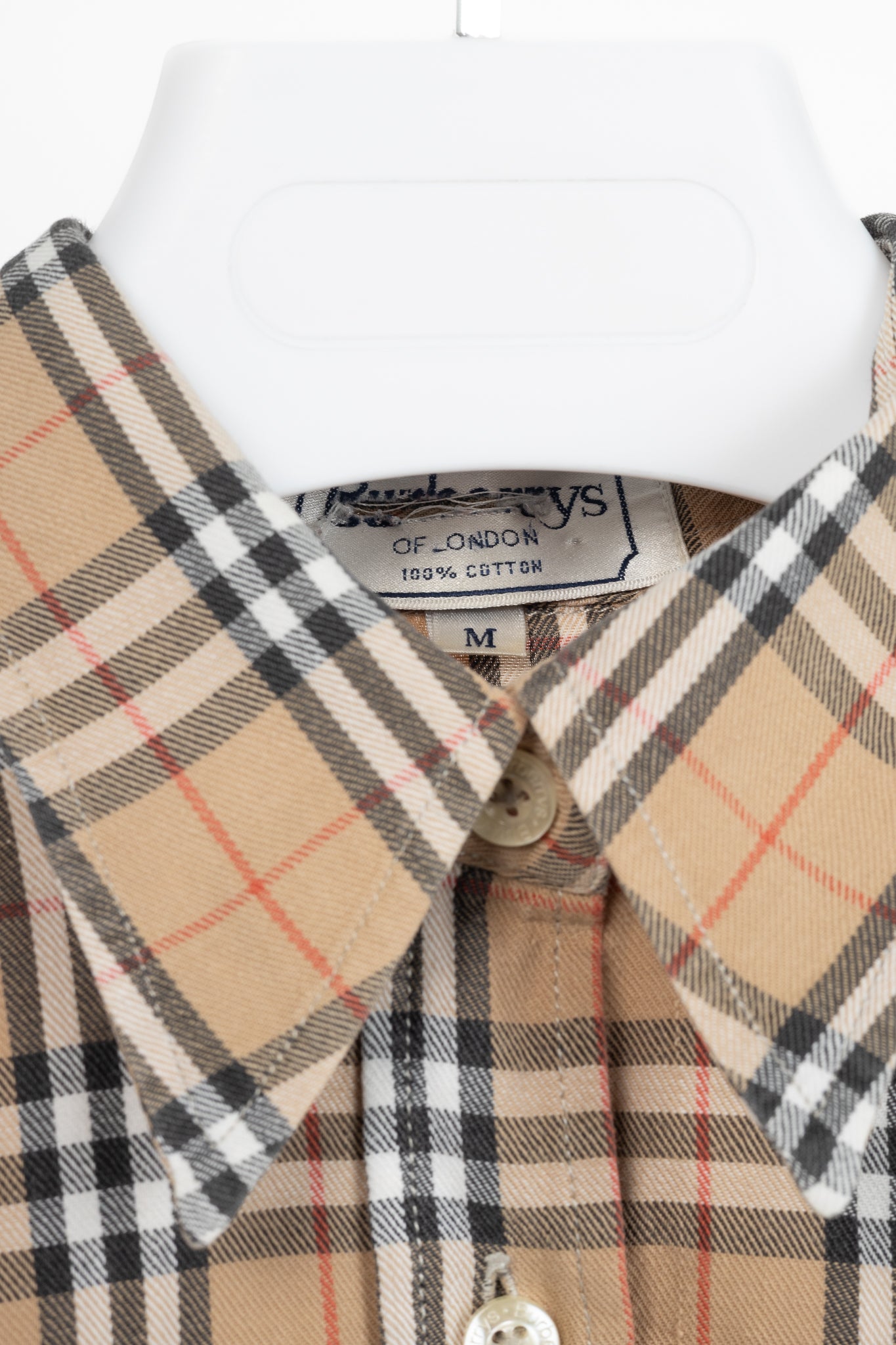 Burberry Vintage House Check Cotton-Flannel Buttoned Shirt