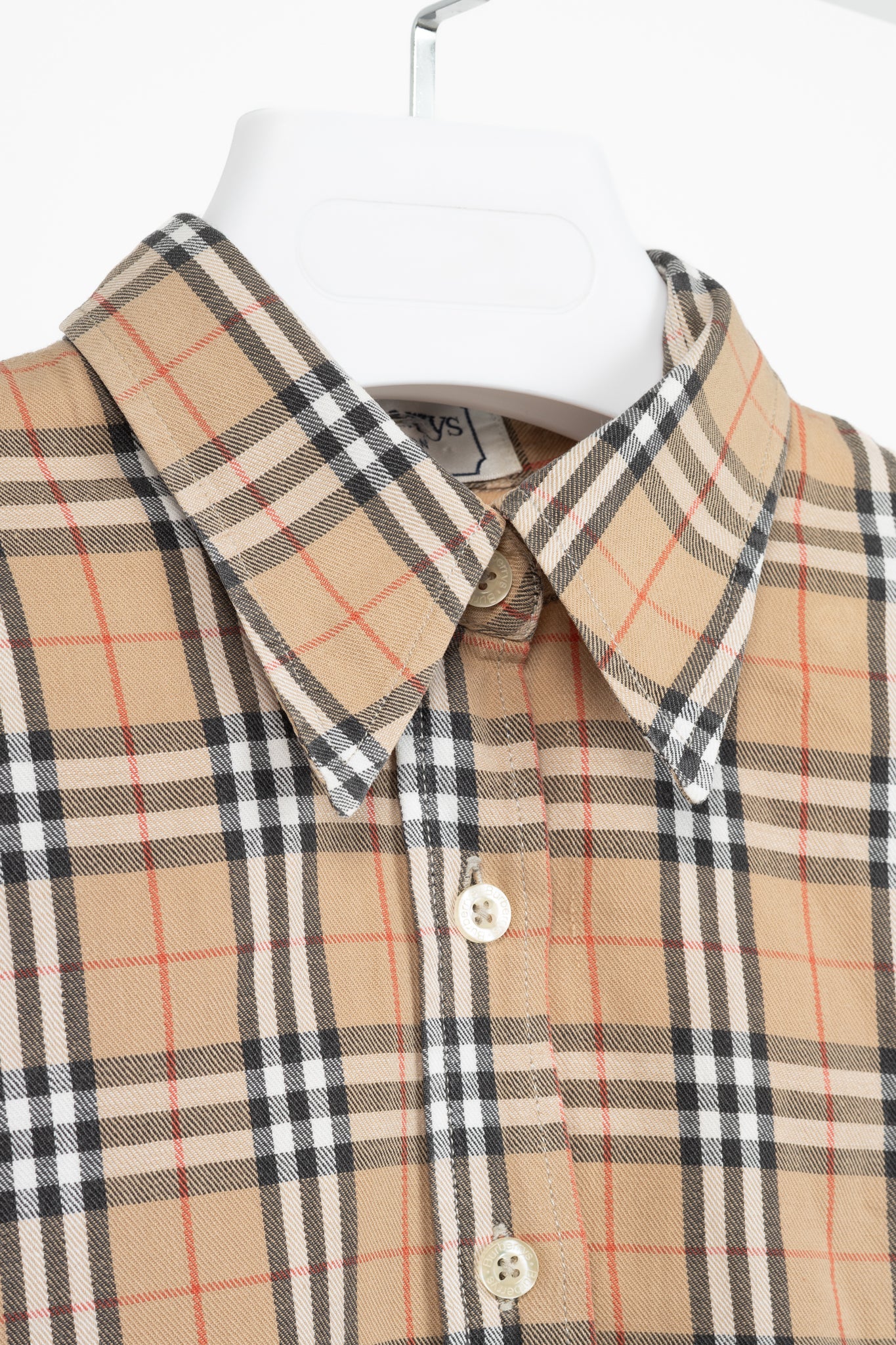 Burberry Vintage House Check Cotton-Flannel Buttoned Shirt