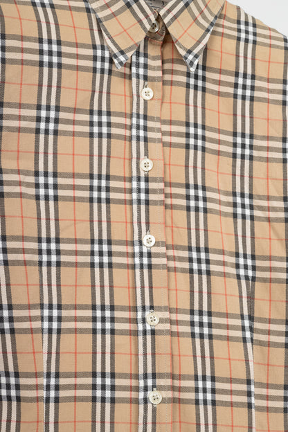 Burberry Vintage House Check Cotton-Flannel Buttoned Shirt