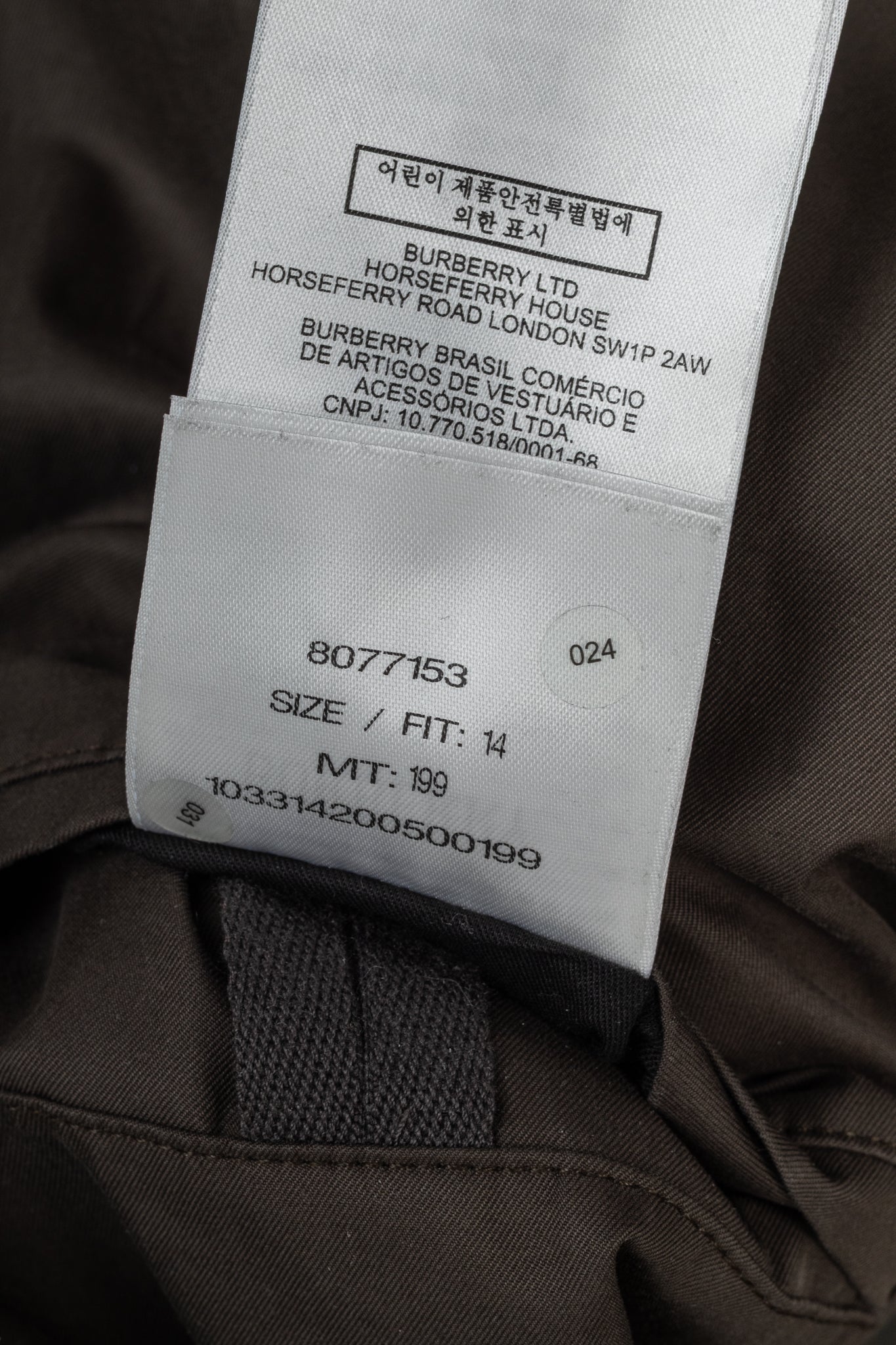 Burberry Kennington 'Otter' Cotton Fur-Trim Long Trench Coat