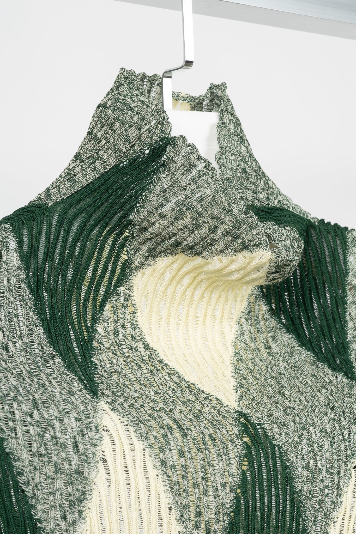 Burberry SS24 Ivy Argyle Cotton & Silk Turtleneck Sweater