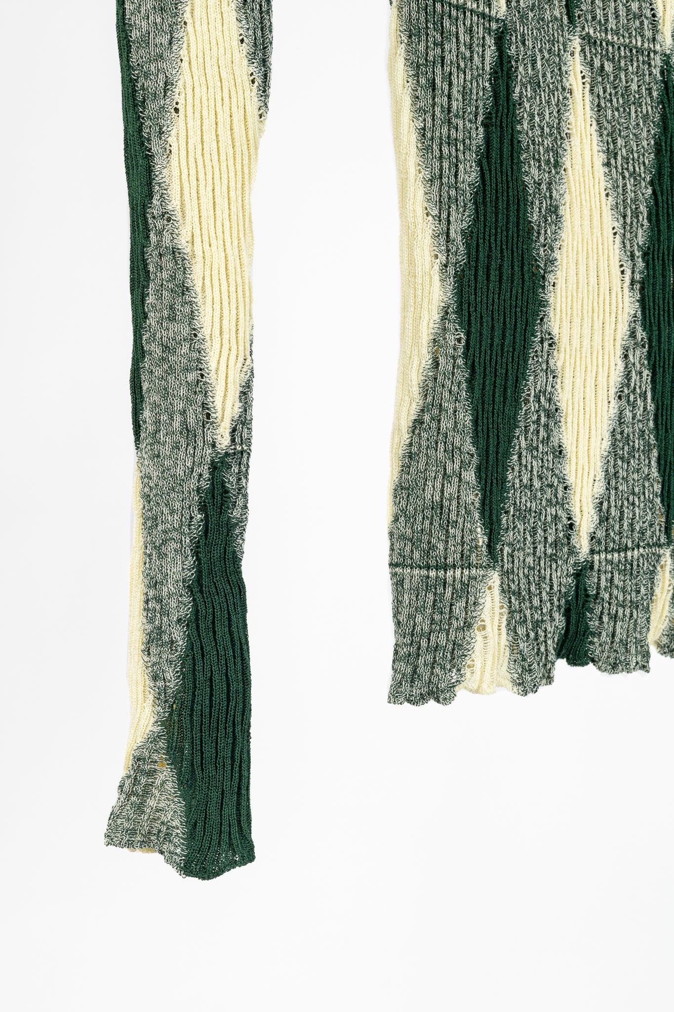 Burberry SS24 Ivy Argyle Cotton & Silk Turtleneck Sweater
