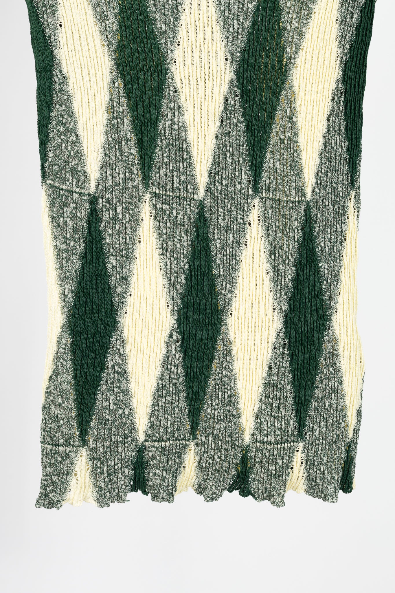 Burberry SS24 Ivy Argyle Cotton & Silk Turtleneck Sweater