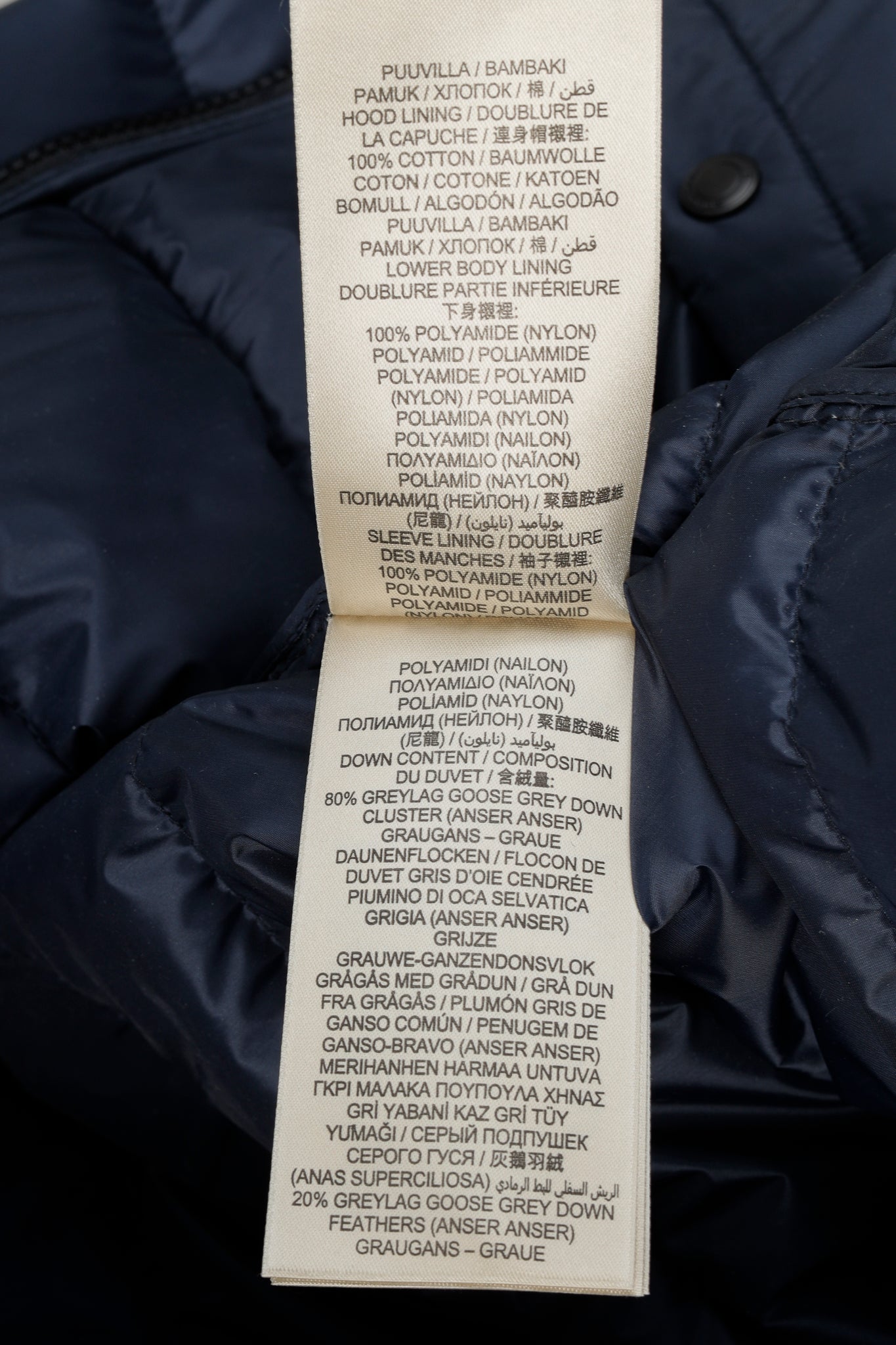 Burberry Brit Mitchson Navy Blue Down-Filled Puffer Jacket