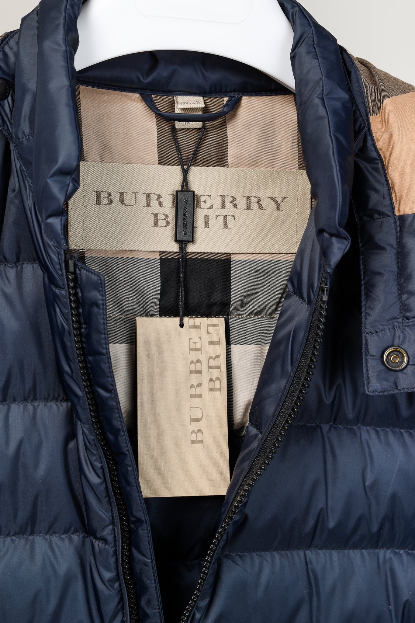 Burberry Brit Mitchson Navy Blue Down-Filled Puffer Jacket