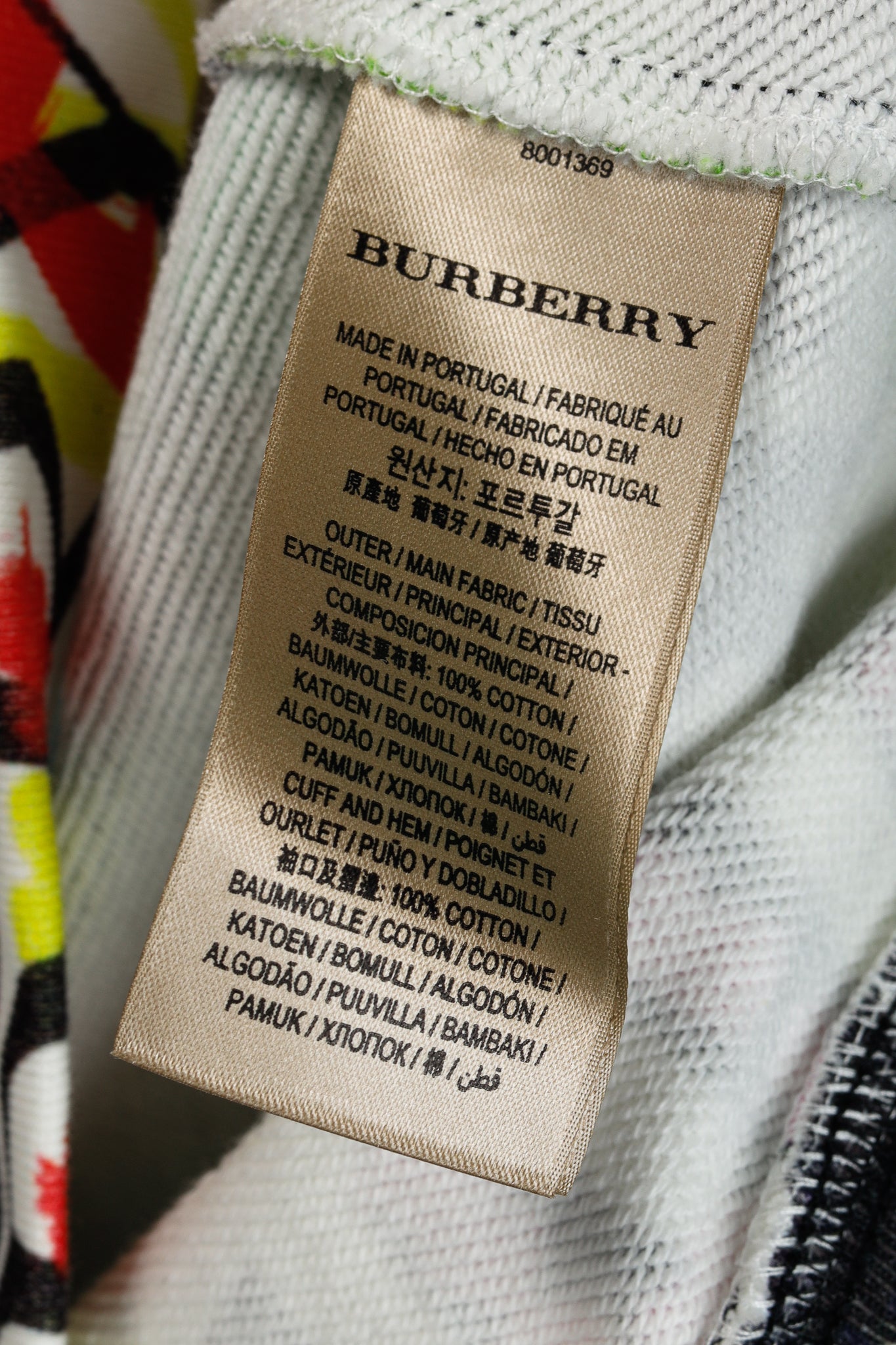 Burberry Harrington Bright Green Oversize Pop Graffiti Sweatshirt Hoodie