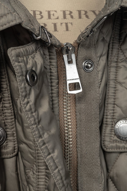 RJ By Ring Jacket Navy Cotton Seersucker Utility Jacket
