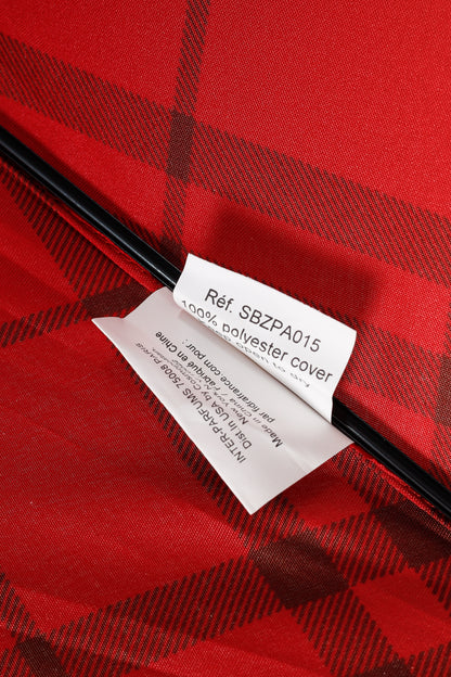 Burberry Red & Black Check Umbrella