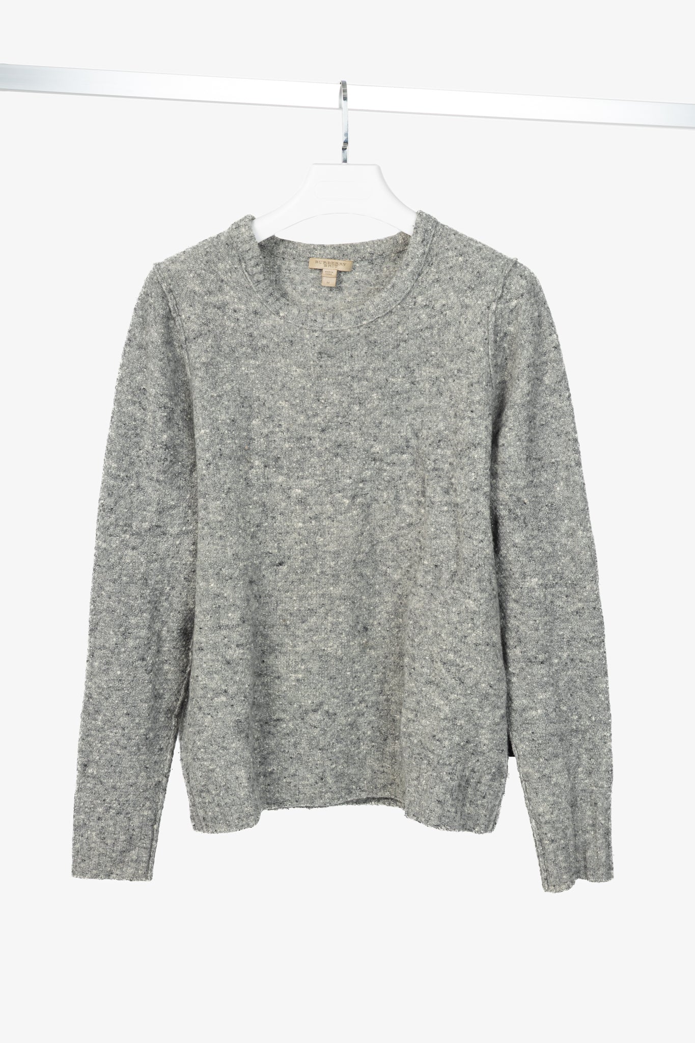Burberry Brit Grey Wool & Cashmere Sweater