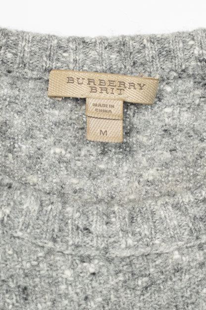 Burberry Brit Grey Wool & Cashmere Sweater