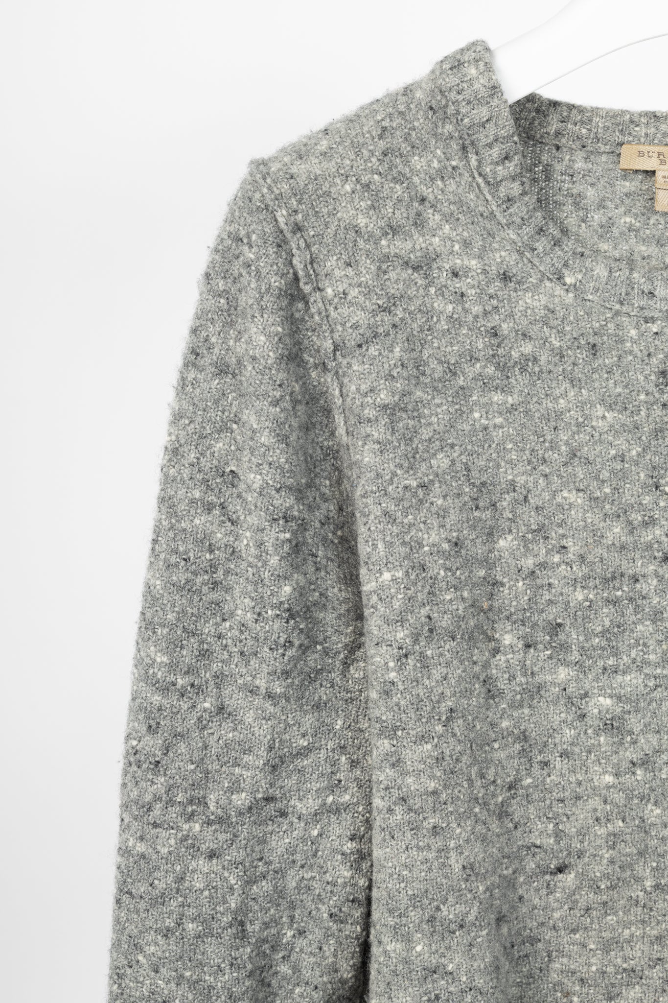 Burberry Brit Grey Wool & Cashmere Sweater