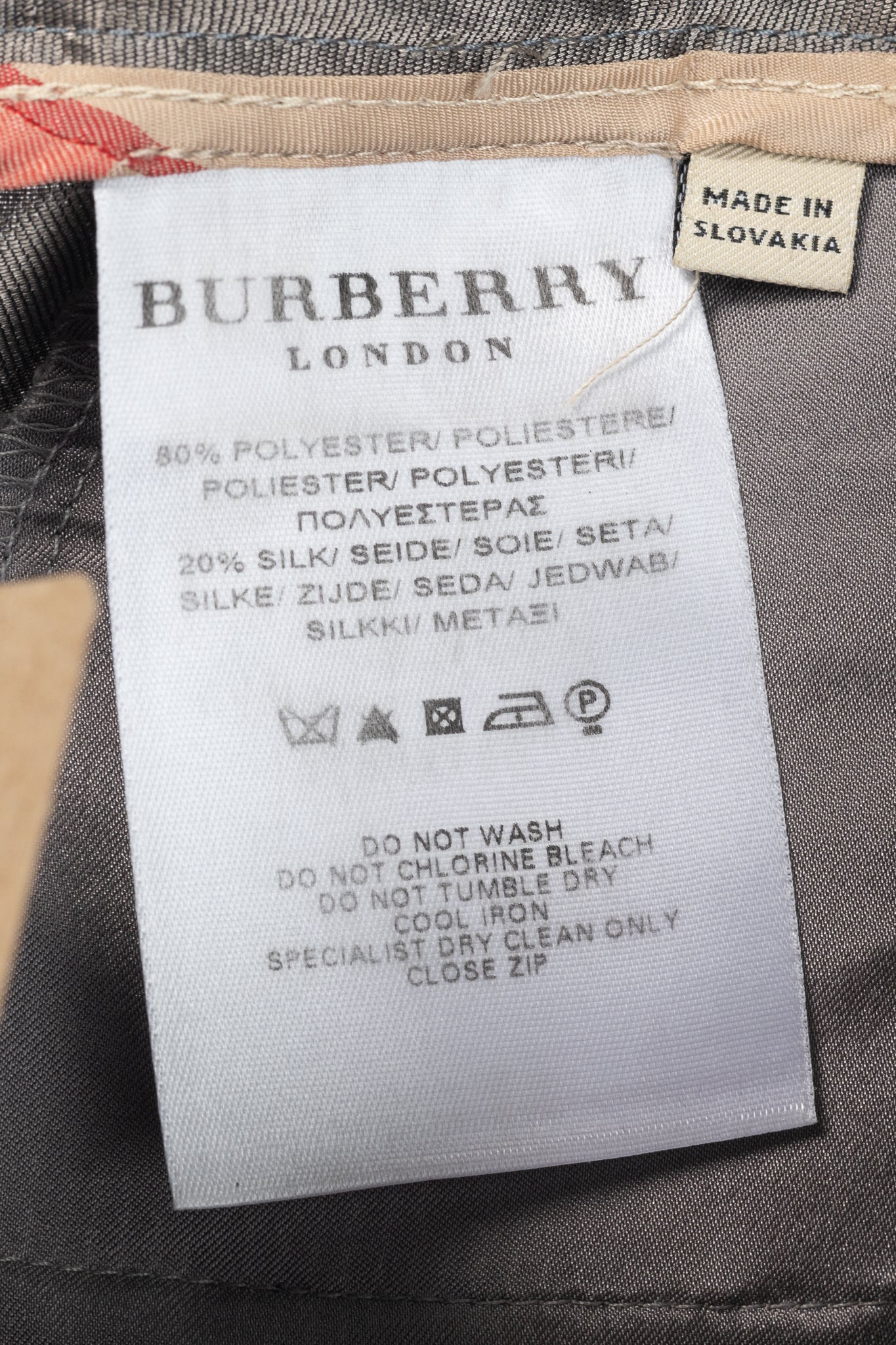 Burberry Grey Silk-Blend Taffeta Flared Trousers