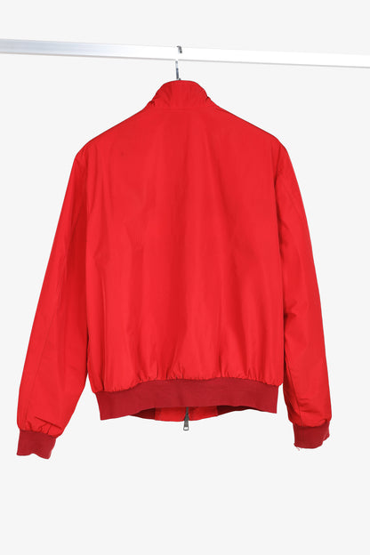 Burberry Brit Bradford Military Red Zip Front Packaway Blouson