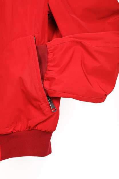 Burberry Brit Bradford Military Red Zip Front Packaway Blouson