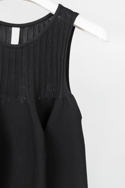 CFCL Pottery Black Sleeveless Bust Flare Dress