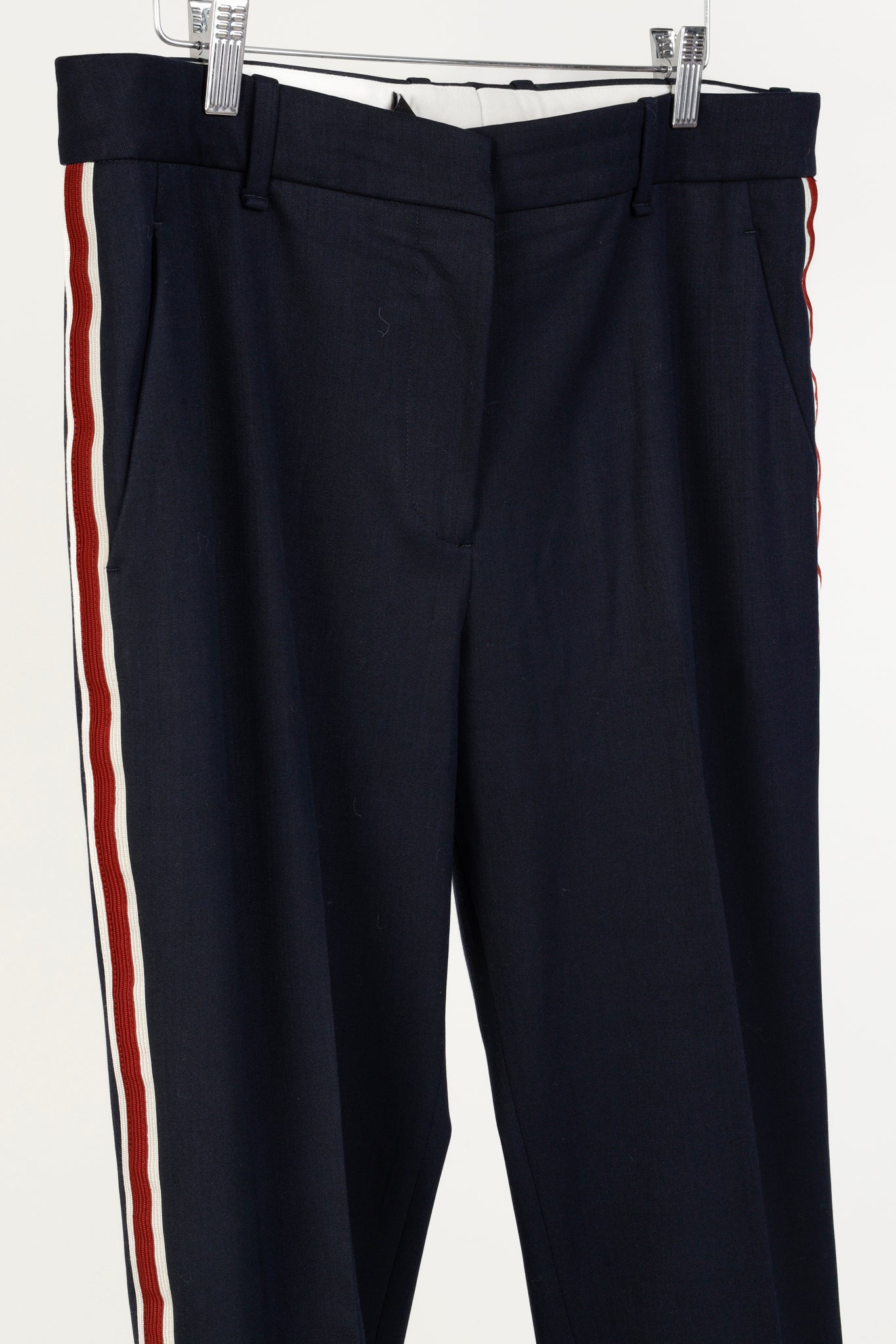 Calvin Klein 205W39NYC Navy Side-Stripe Trousers