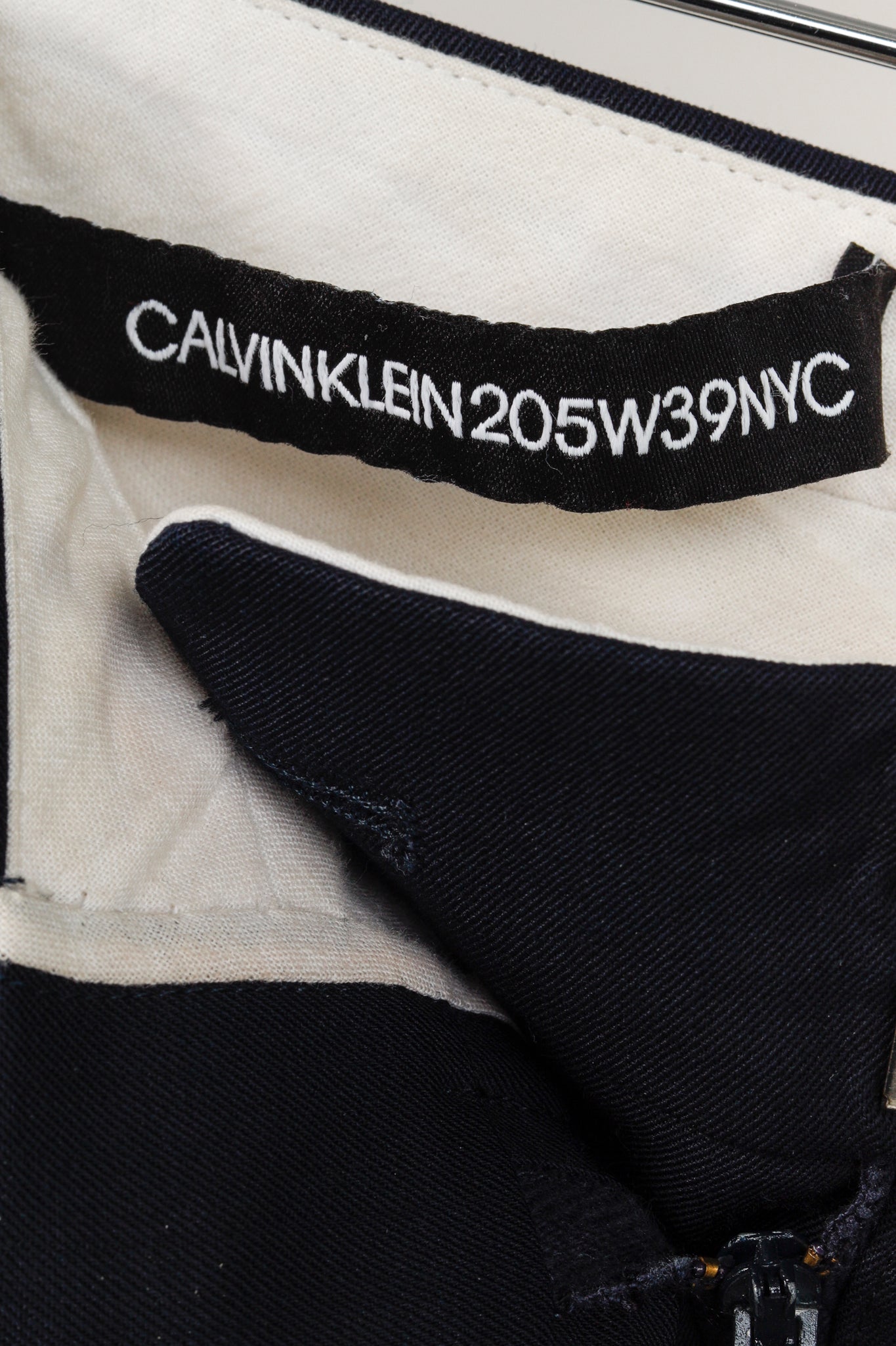 Calvin Klein 205W39NYC Navy Side-Stripe Trousers