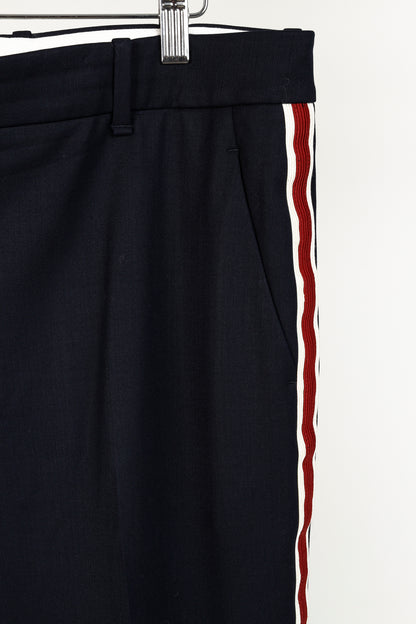 Calvin Klein 205W39NYC Navy Side-Stripe Trousers