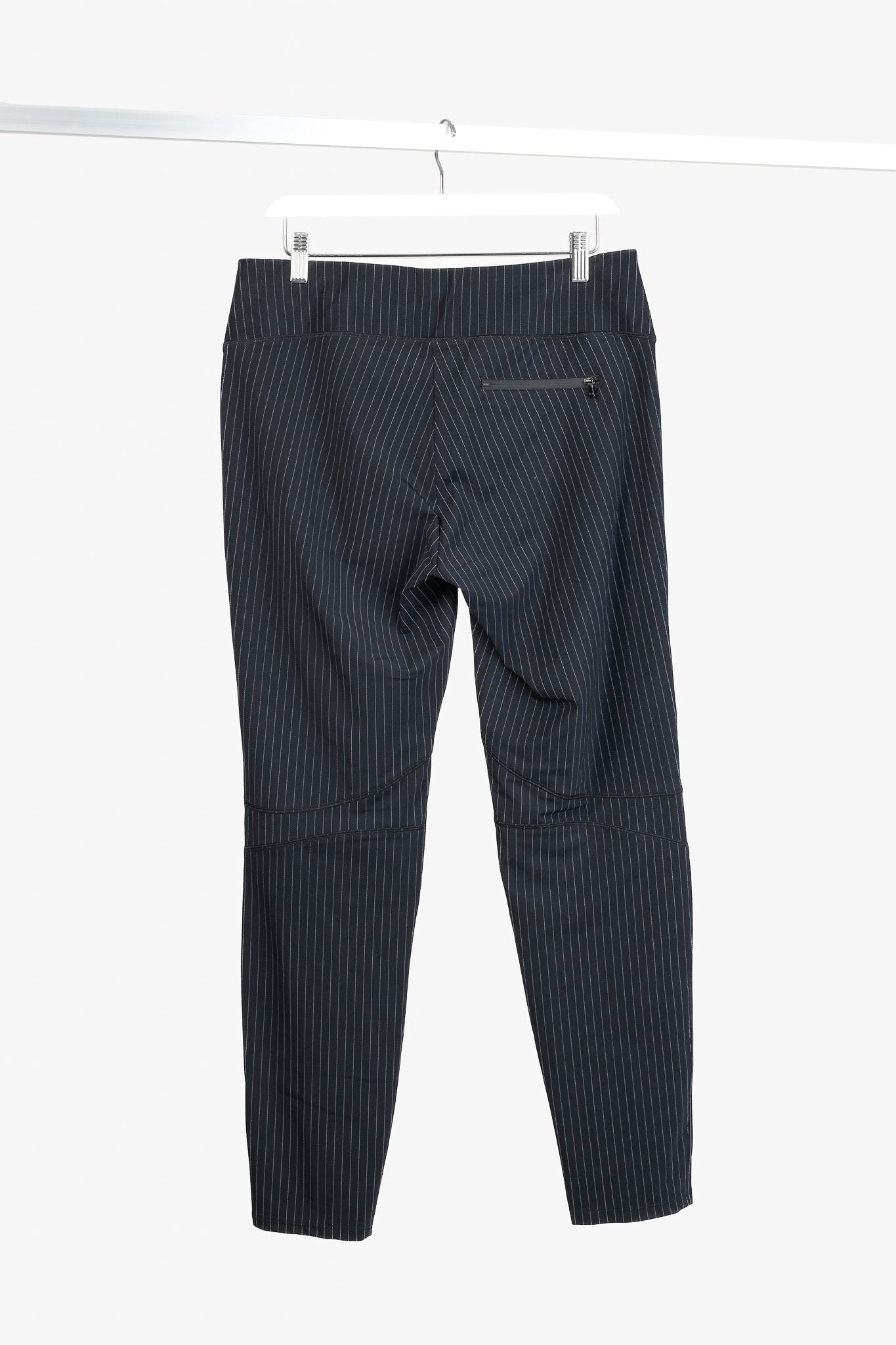 Cambio Jaden Navy Pinstripe Drawstring Pants