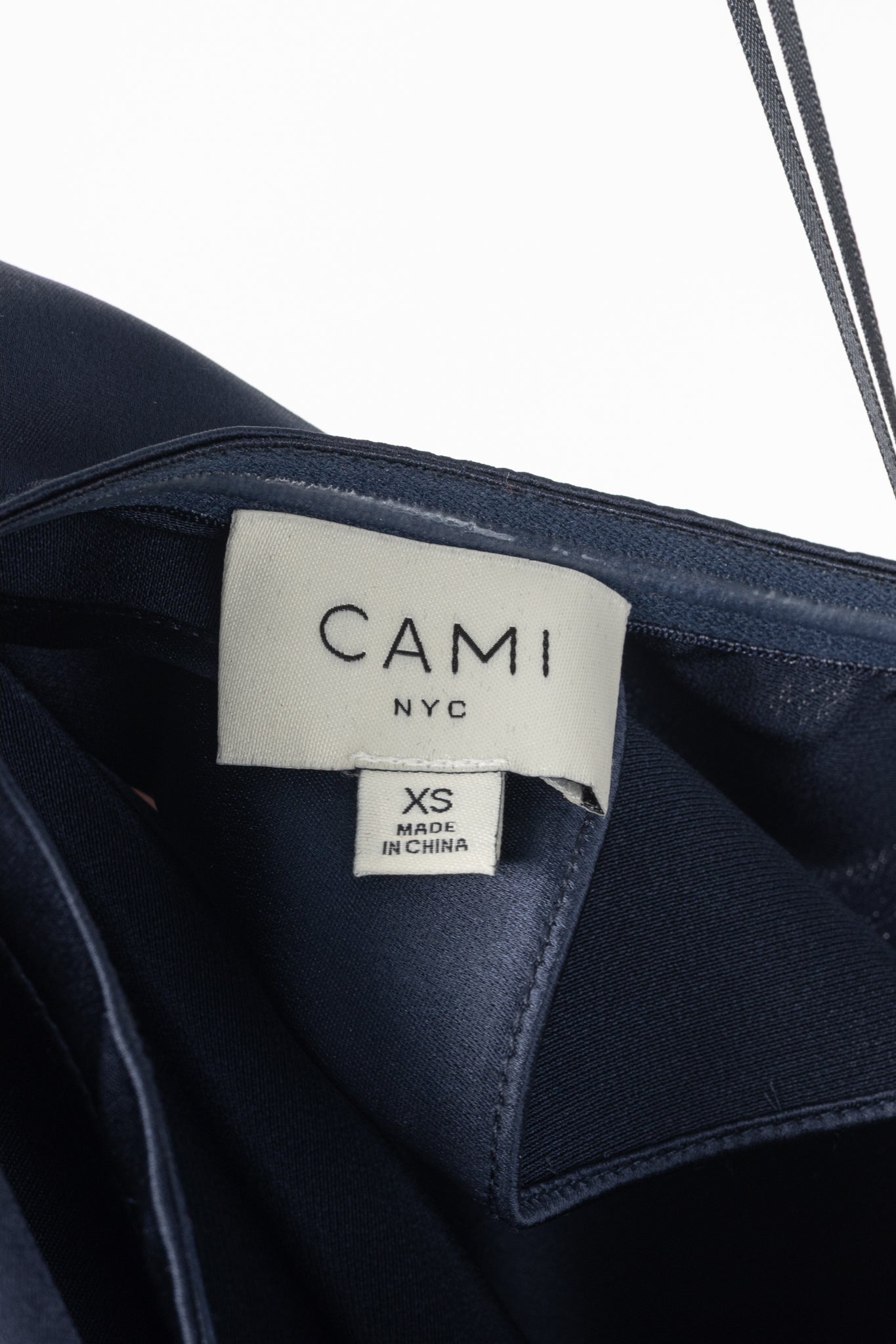 CAMI NYC Thandar Storm Satin Rosette Halter Camisole