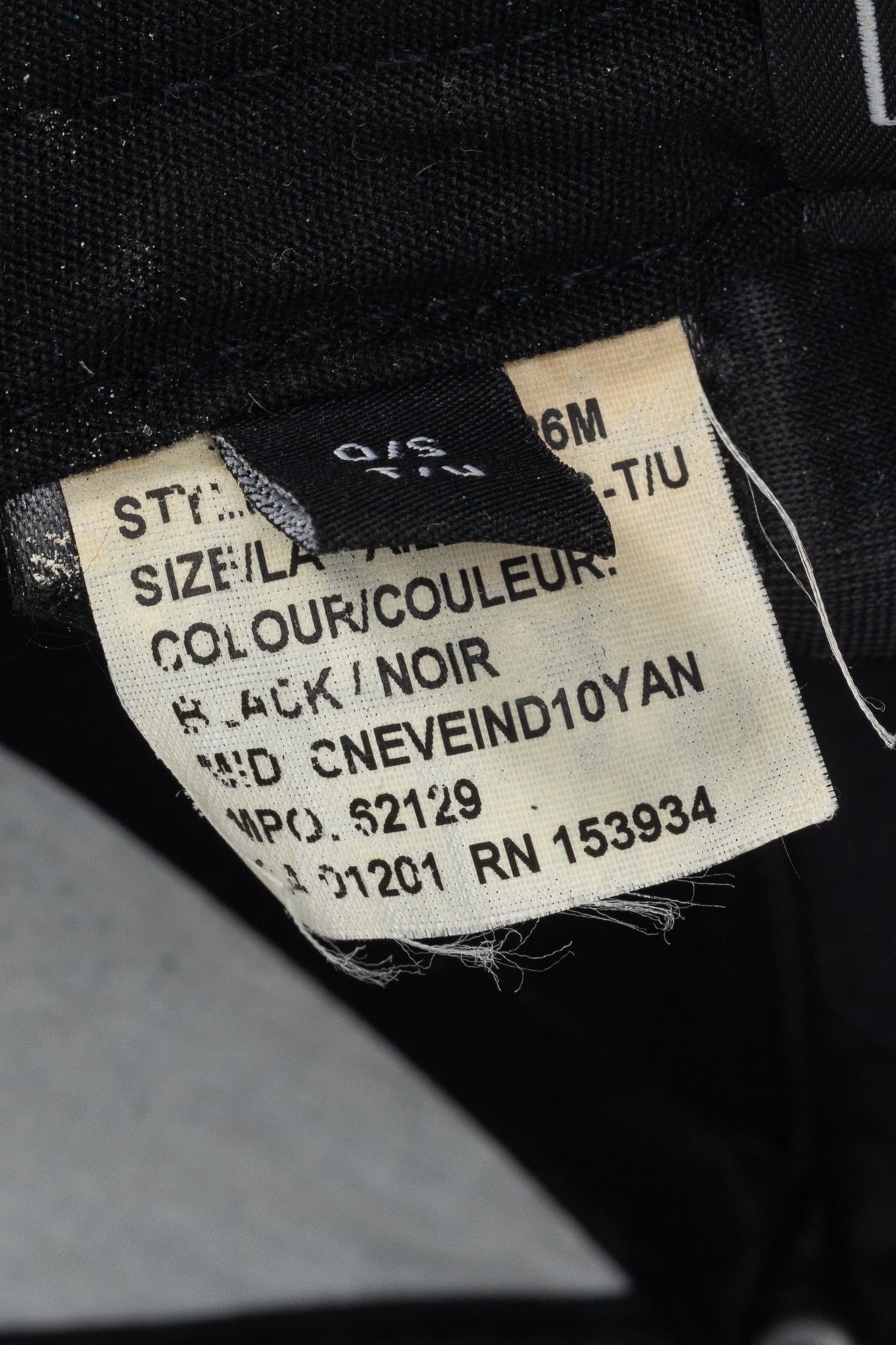 Canada Goose Wordmark Black Adjustable Cap