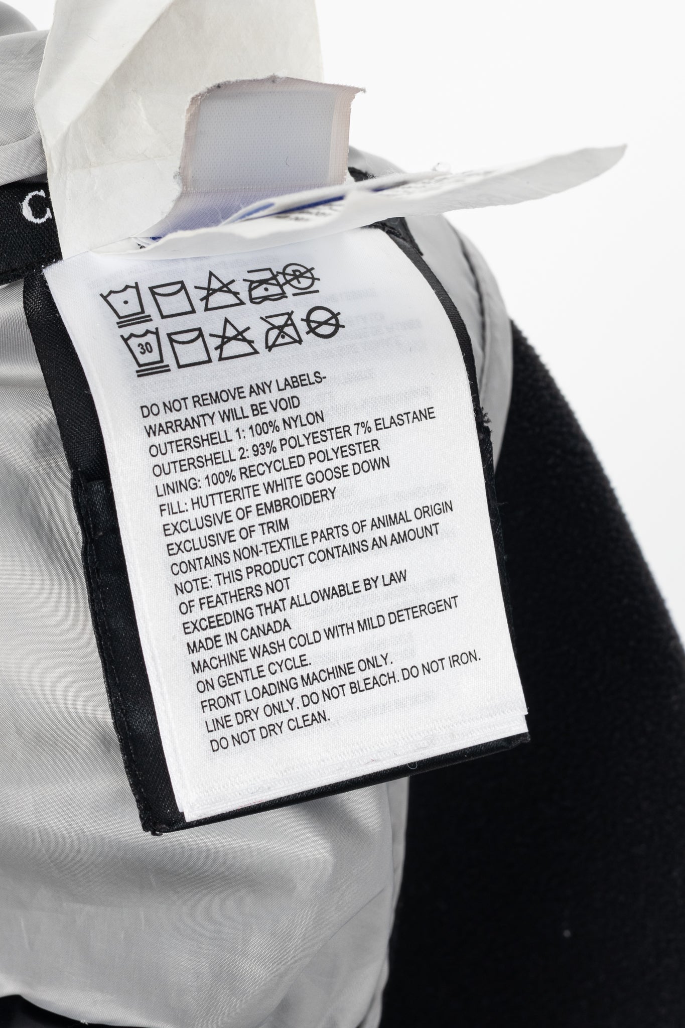 Canada Goose Hybridge Lite Black Puffer Down Vest