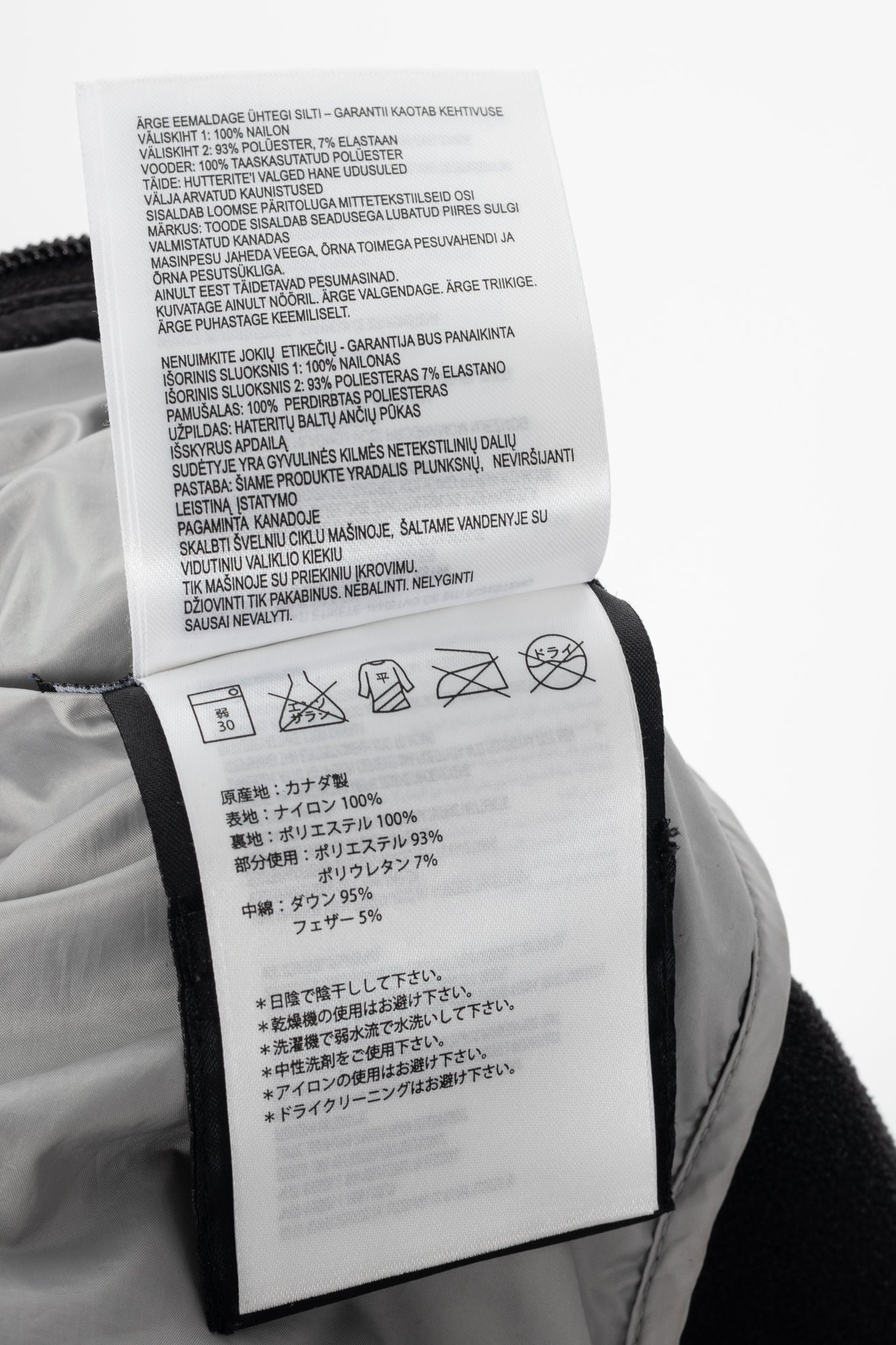 Canada Goose Hybridge Lite Black Puffer Down Vest