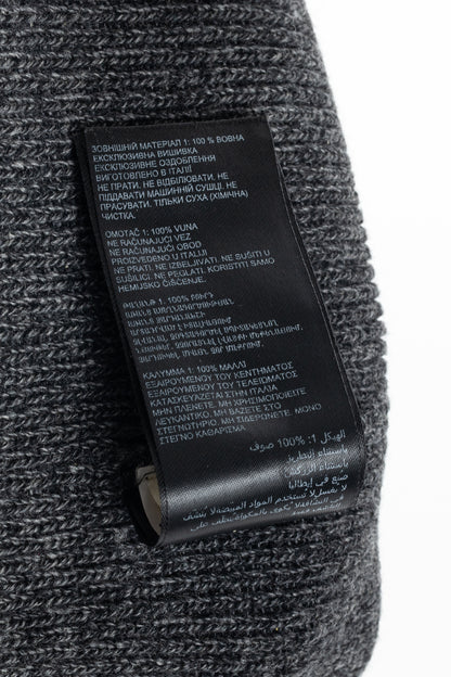 Canada Goose Arctic Black Heather Wool Logo Toque