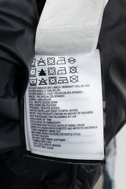 Canada Goose Cabri Blue Free Form Camo Quilted Hooded Down Jacket