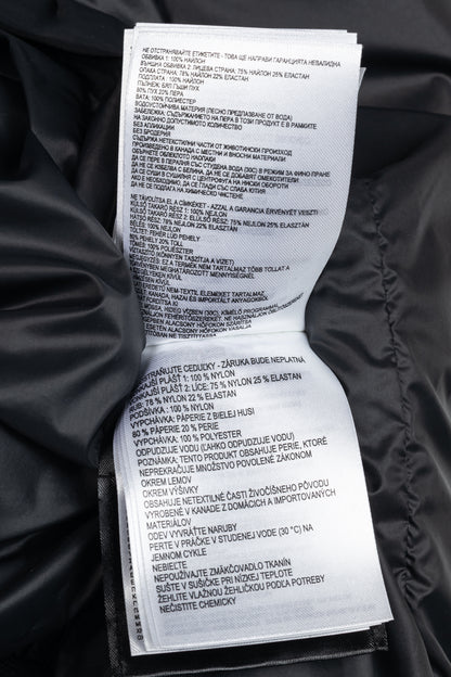 Canada Goose Cabri Blue Free Form Camo Quilted Hooded Down Jacket