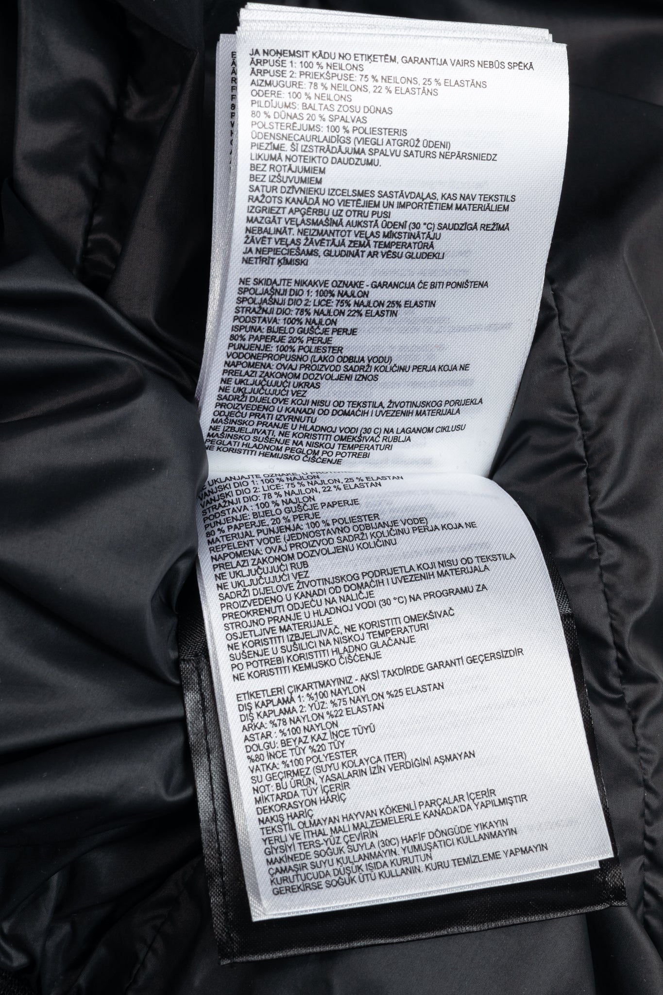 Canada Goose Cabri Blue Free Form Camo Quilted Hooded Down Jacket