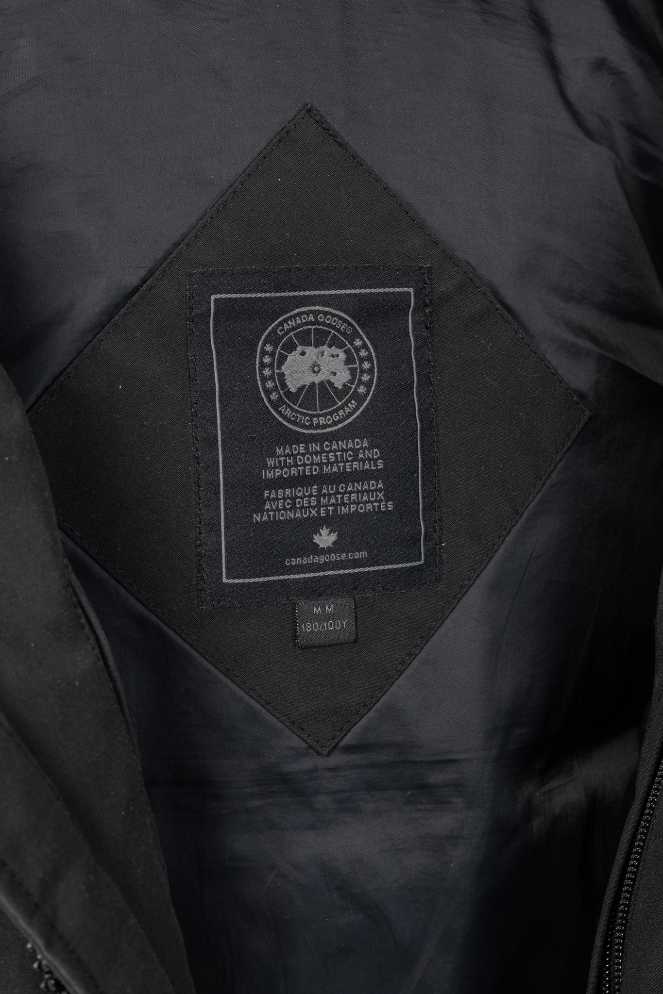 Canada Goose Black Label Macculloch Black Zip Parka