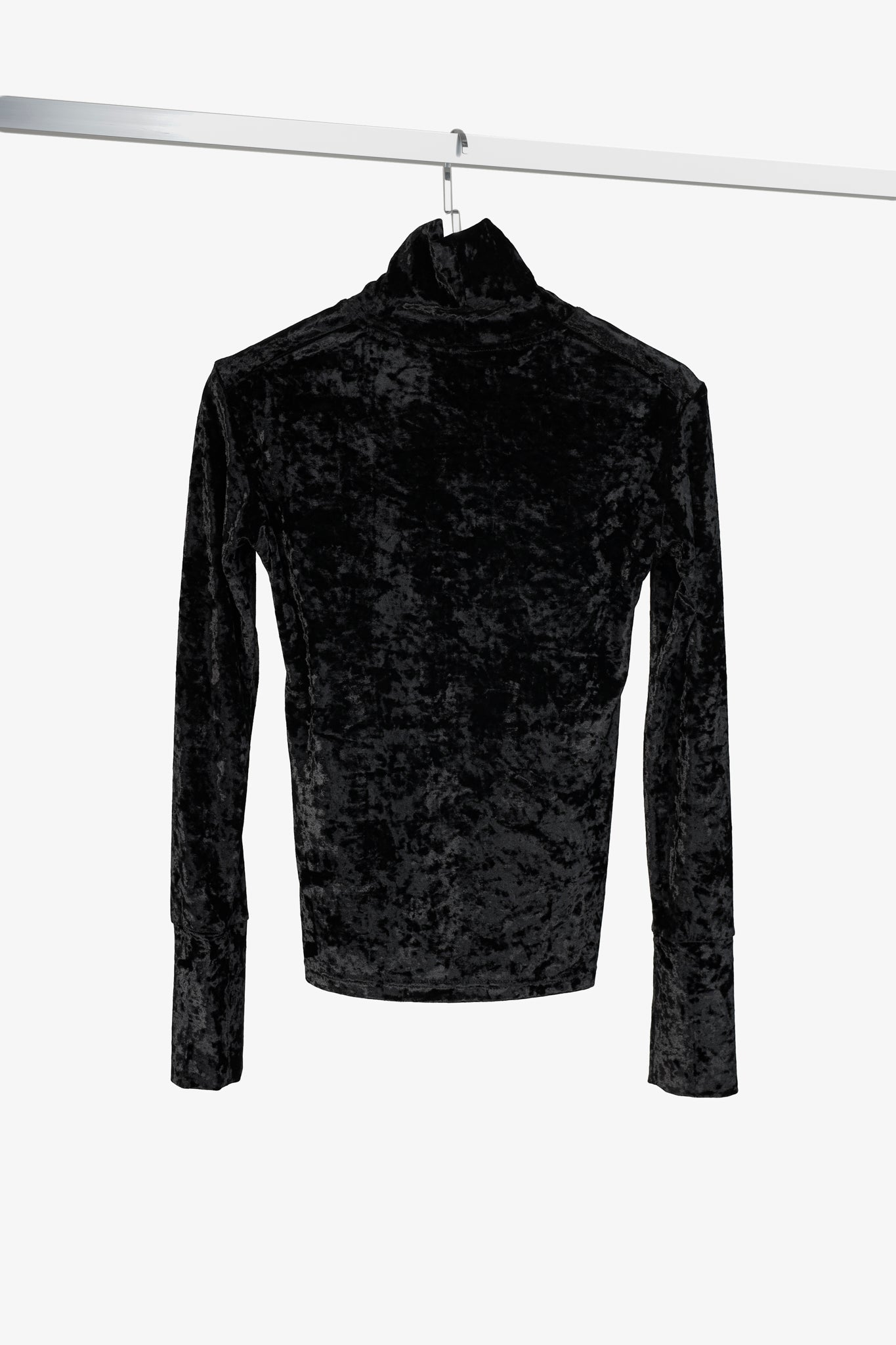 Caroline Constas Black Velvet Turtleneck